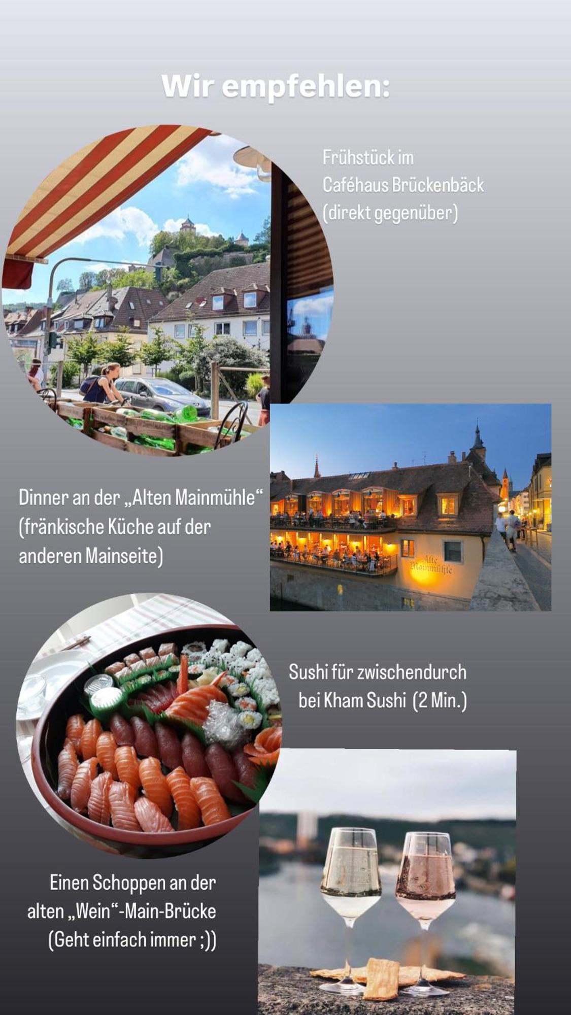 Wohnung Alte Mainbruecke - Gratis Kaffee - Netflix - Balkon Würzburg Buitenkant foto