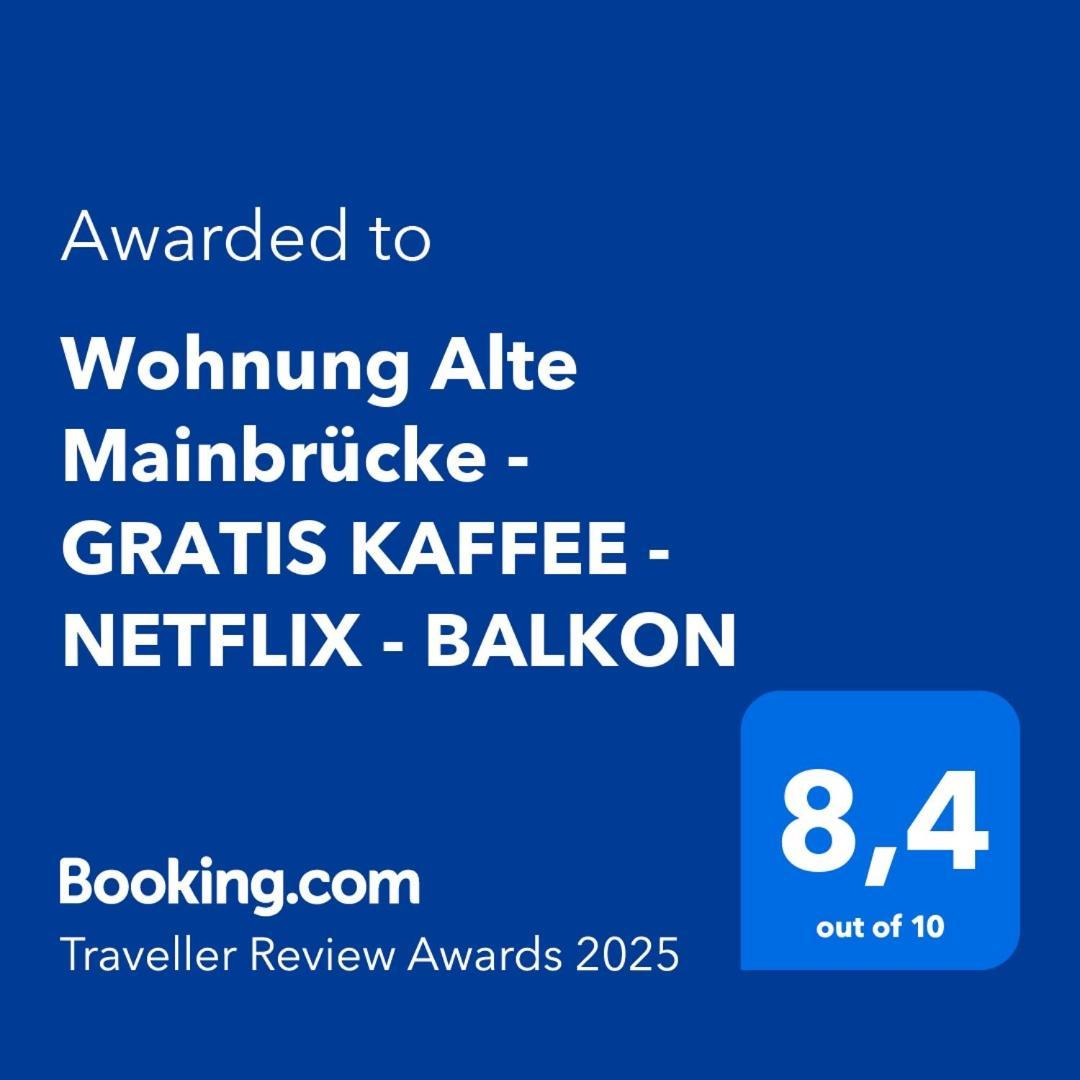 Wohnung Alte Mainbruecke - Gratis Kaffee - Netflix - Balkon Würzburg Buitenkant foto